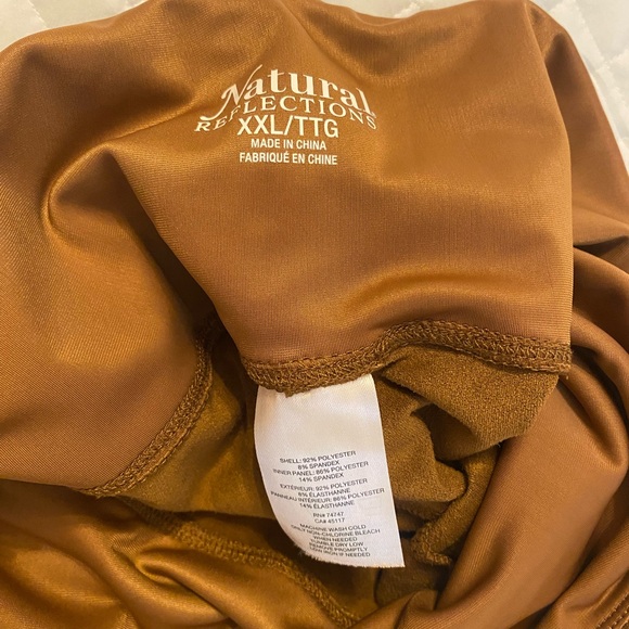 Natural Reflections Golden Brown Fabric - Picture 2 of 3